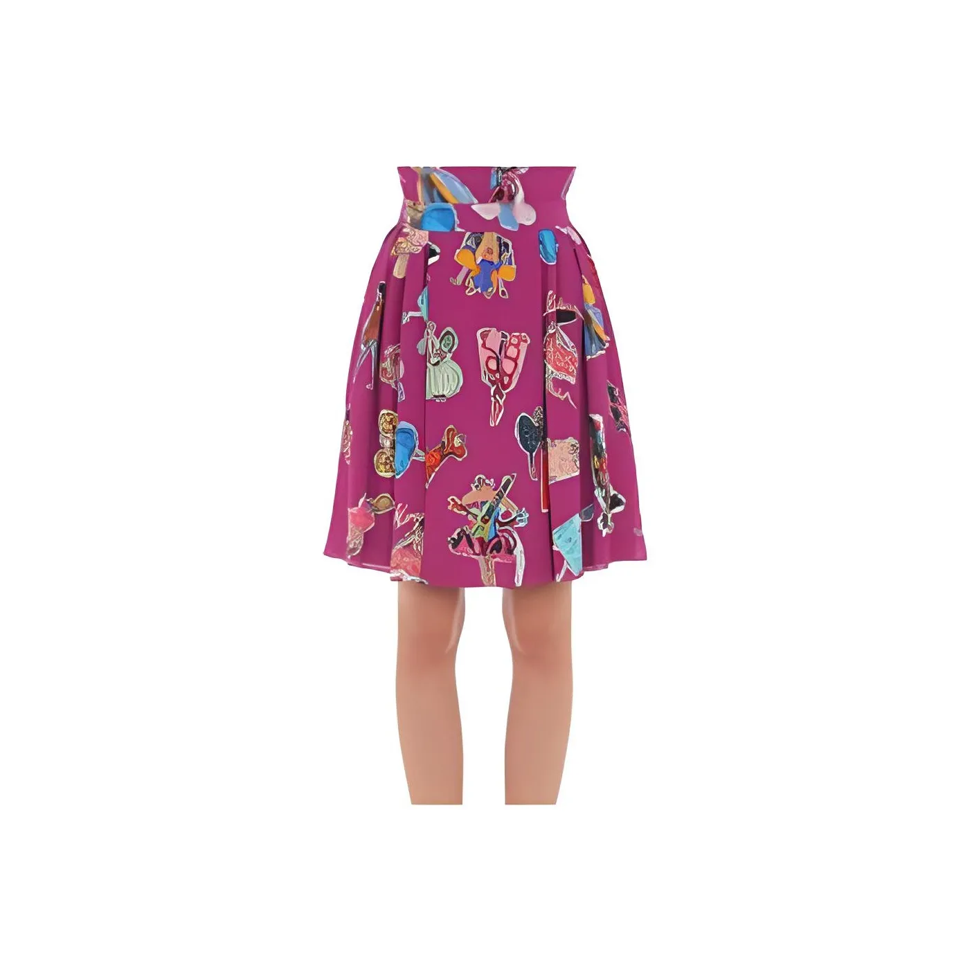 MOSCHINO Casual Short Skirts Women's Purple