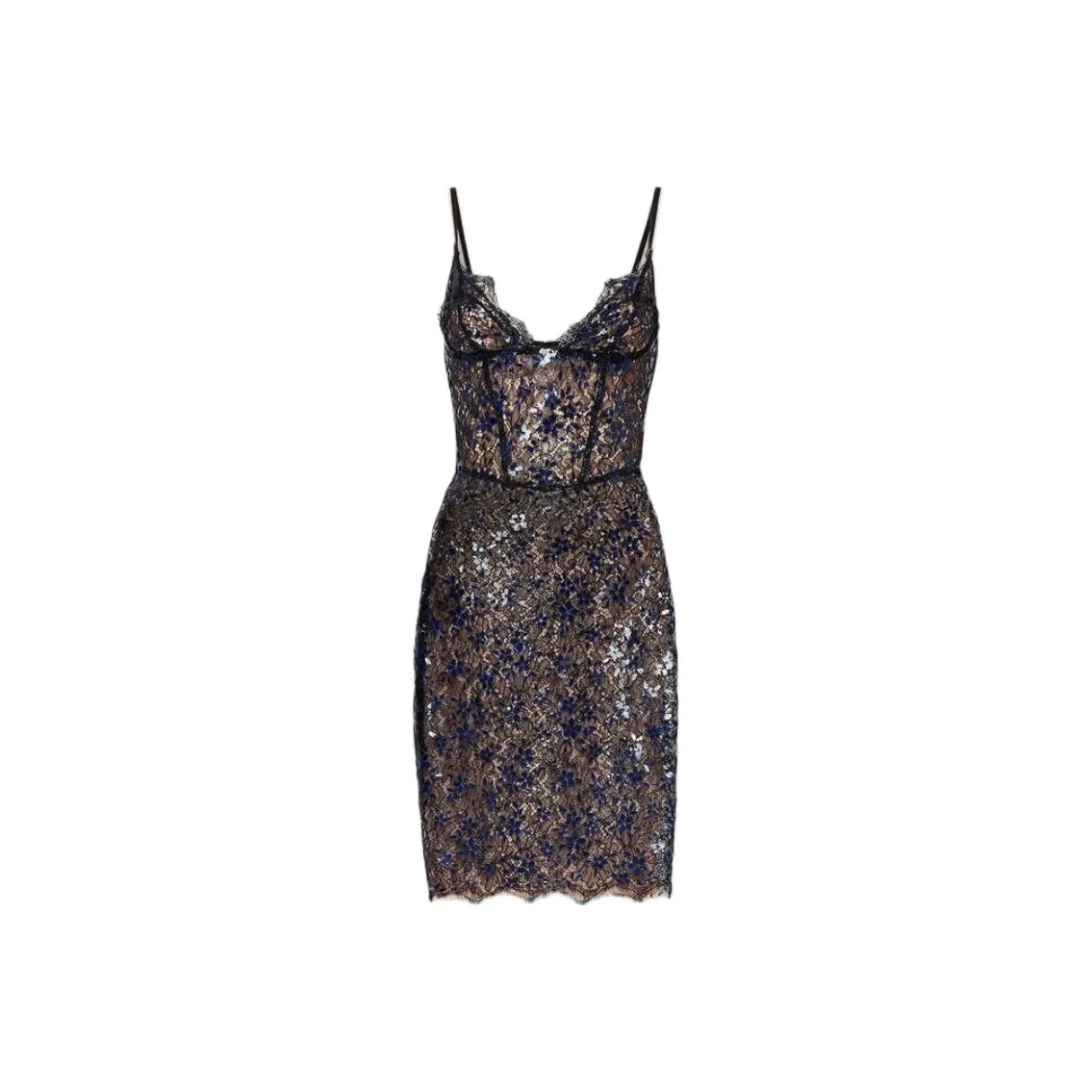 Dsquared2 Floral Lace Corset Mini Dress