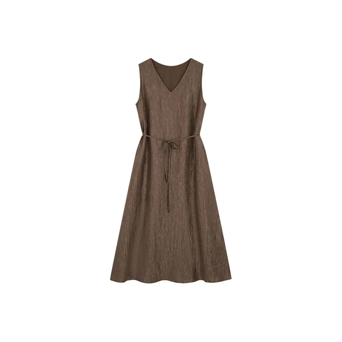 IHIMI Sleeveless Dress Women's Brandy Brown