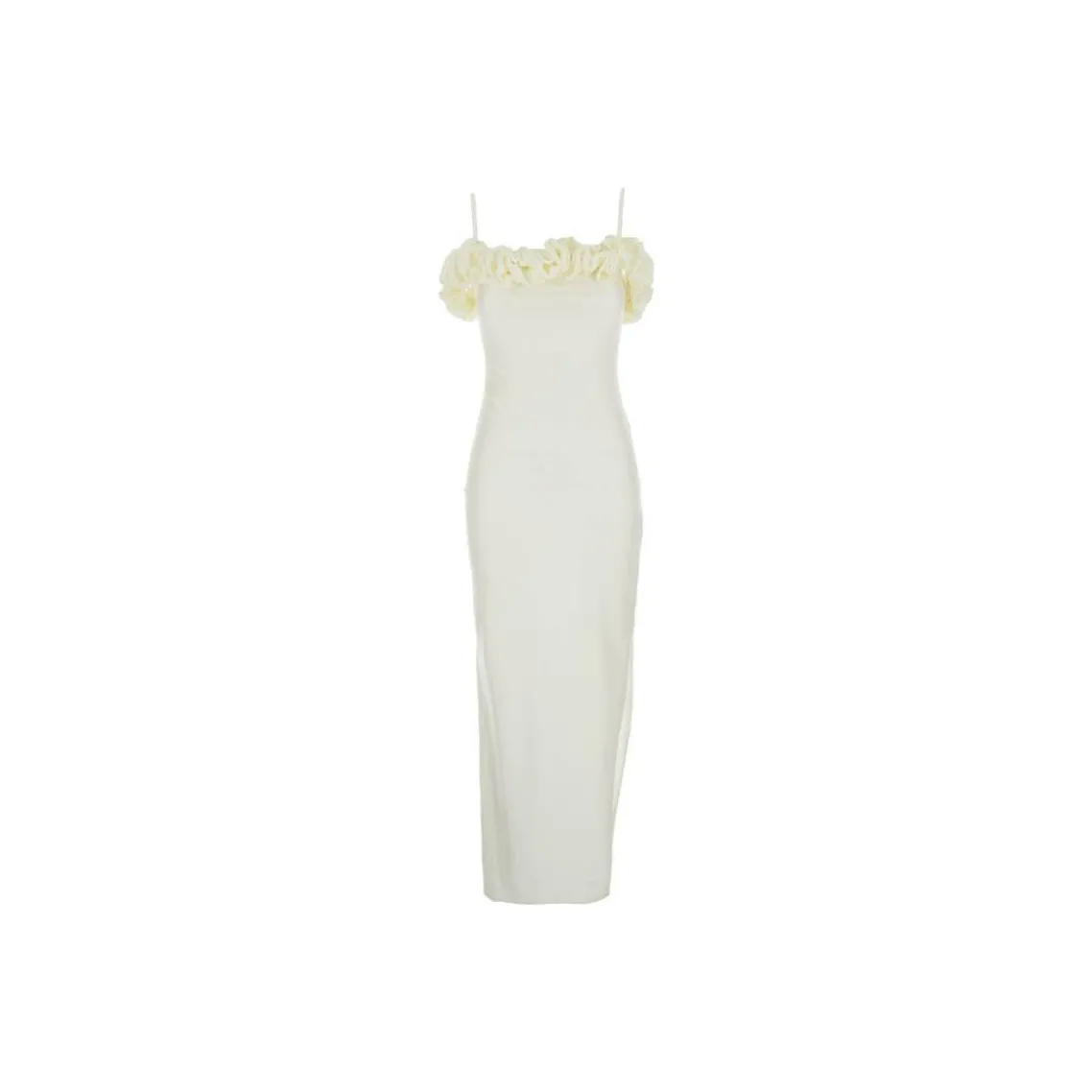 COPERNI Ruffled Side Slit Maxi Dress