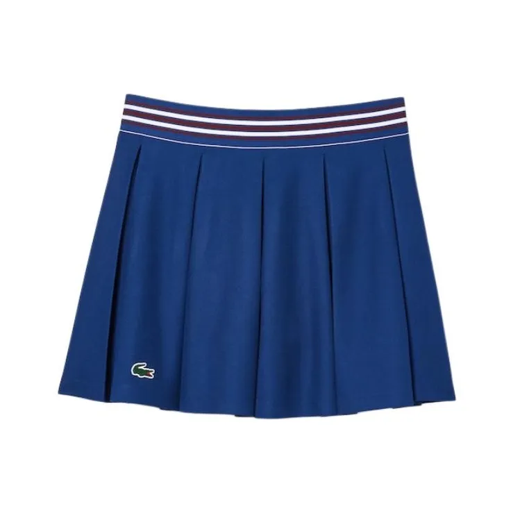 LACOSTE Collaboration Повседневные короткие юбки Женские Methylene Синий