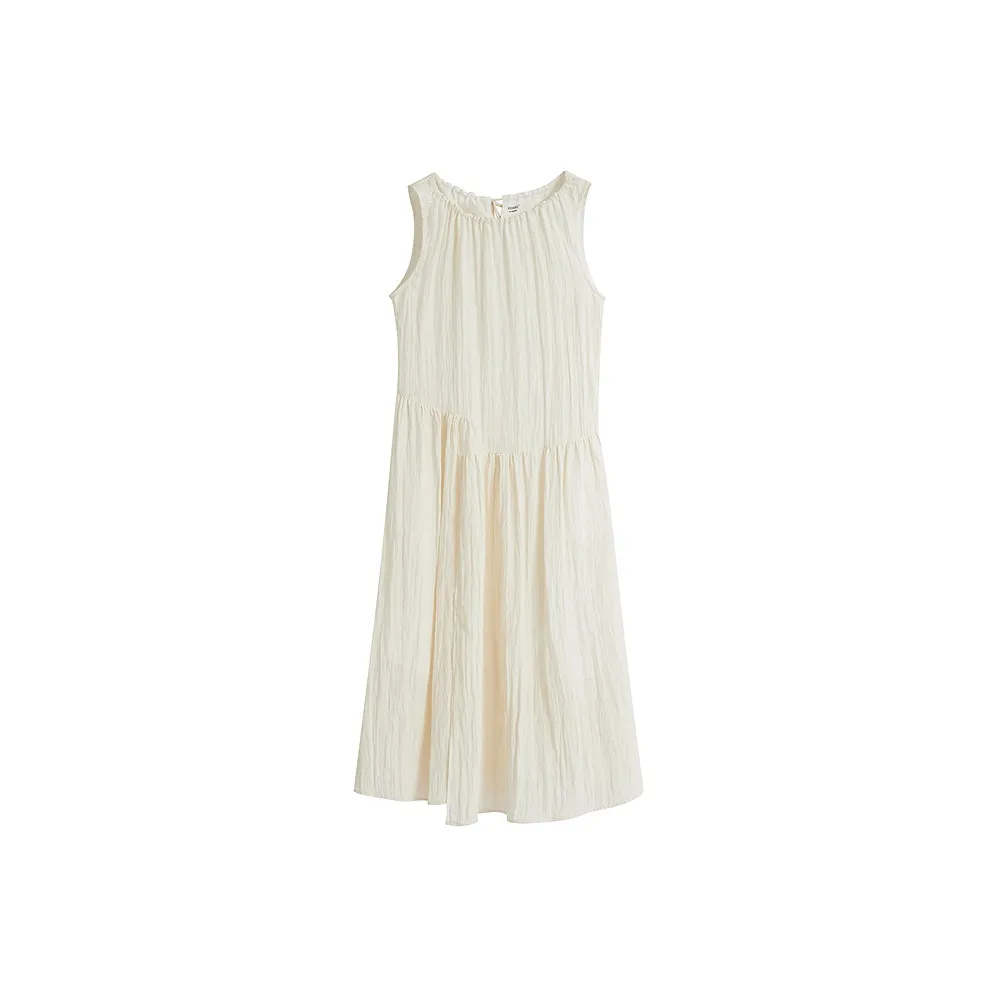 Inman Long Sleeved Dresses Women's Light Beige Apricot