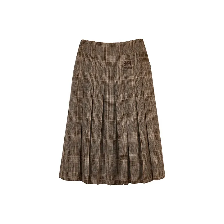MLMR Casual Long Skirts Women's Chocolate Brown
