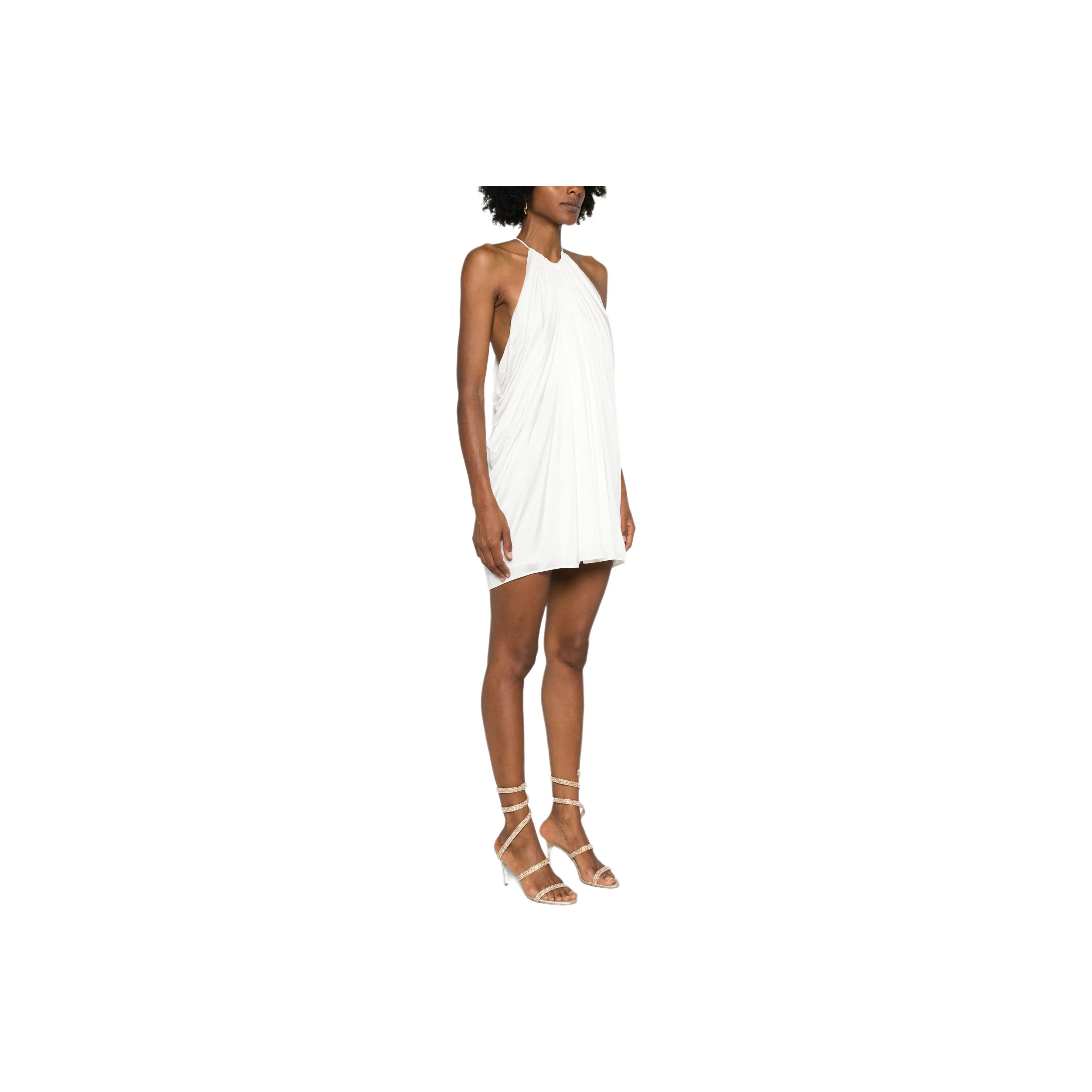 TOM FORD Light Lustrous Jersey Halterneck Cocktail Dress