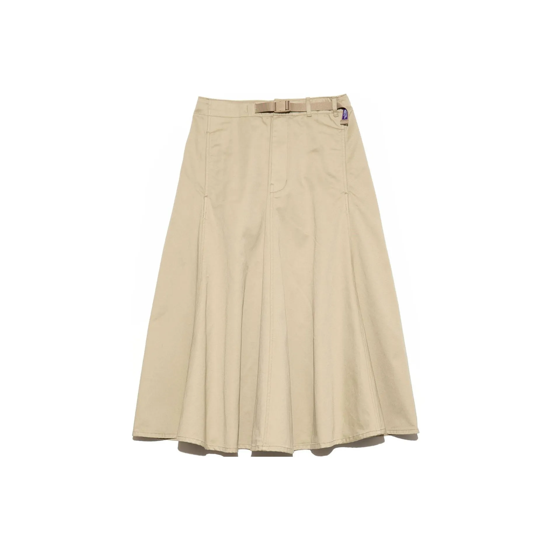 THE NORTH FACE PURPLE LABEL Chino Расклешенный Field Юбка Повседневный Длинный Юбка Женские Бежевый