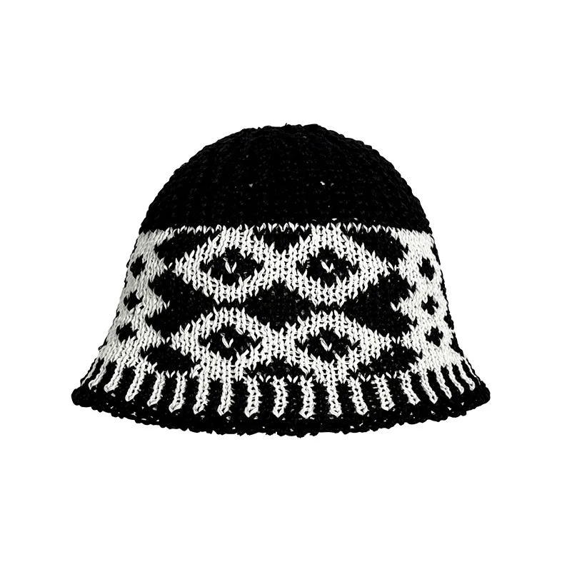 Jodhat Cut Out Papyrus+Формирование Шелк Соломенная шляпа Ведро Унисекс