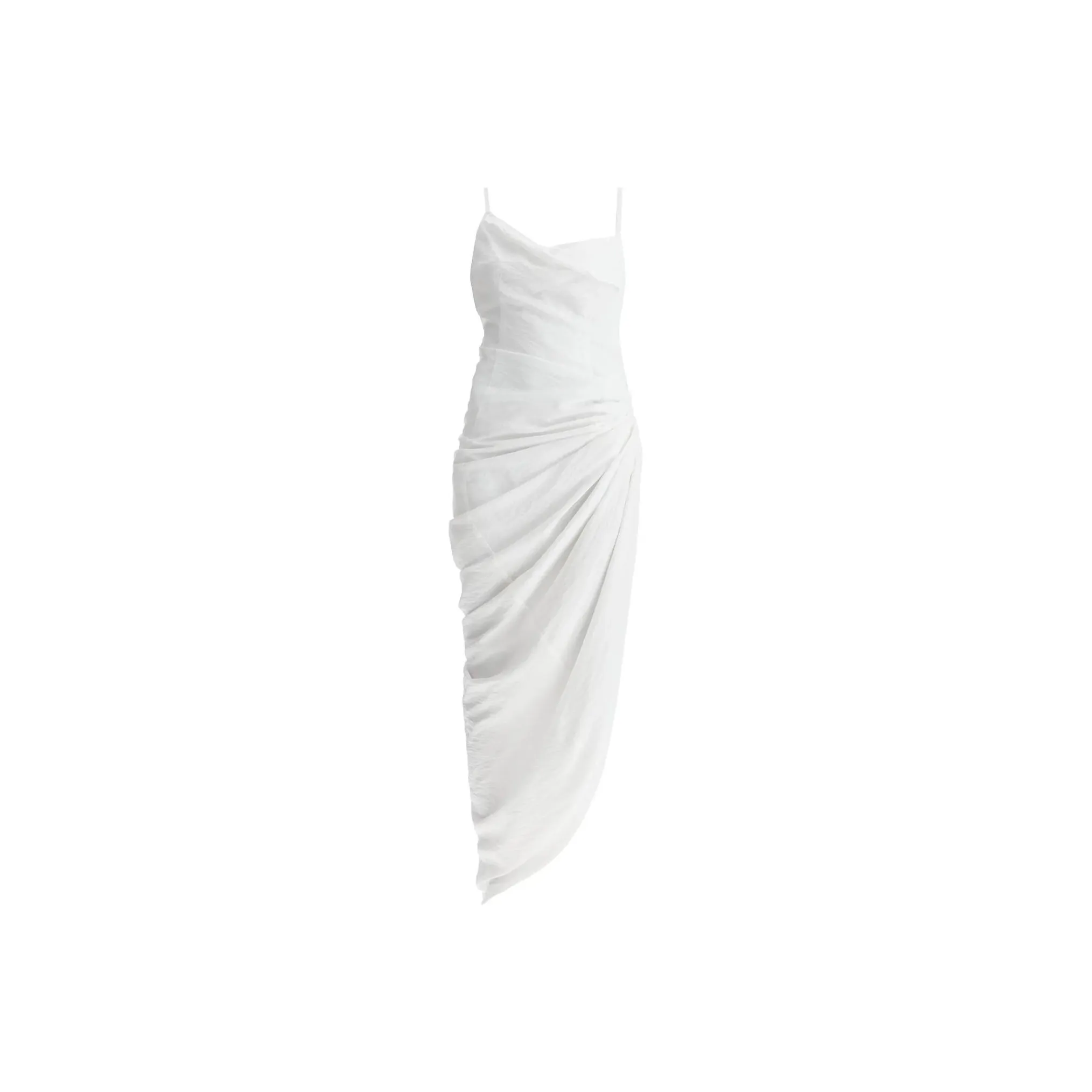 Jacquemus Ruched Strapped Dress