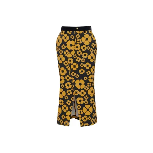 MARNI Многоцветные Женские Повседневные Длинные Юбки