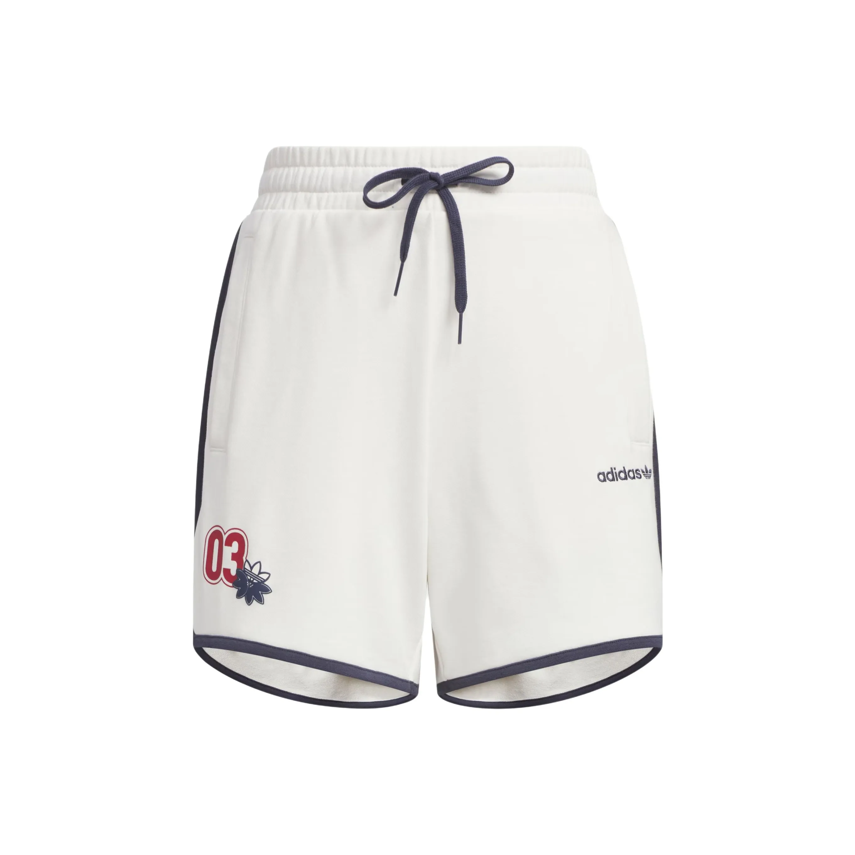 Adidas Originals Ретро CAMP Graphic Shorts Повседневные шорты Женские Белые