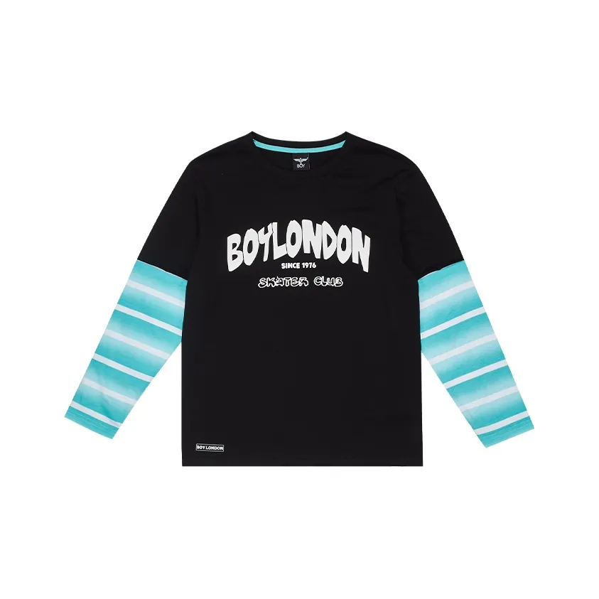 BOY JUNIOR Черные Детские Рубашки T