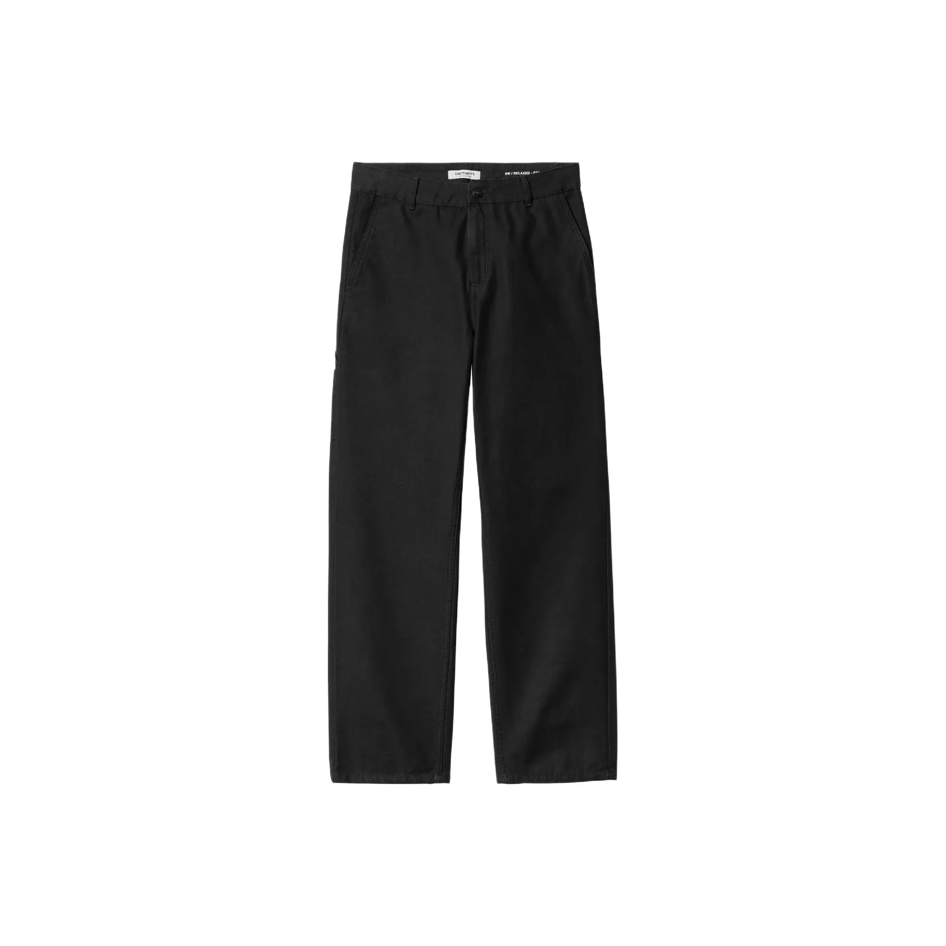 Carhartt WIP SS24 Pierce Брюки Straight Canvas Jeans Женские Черный
