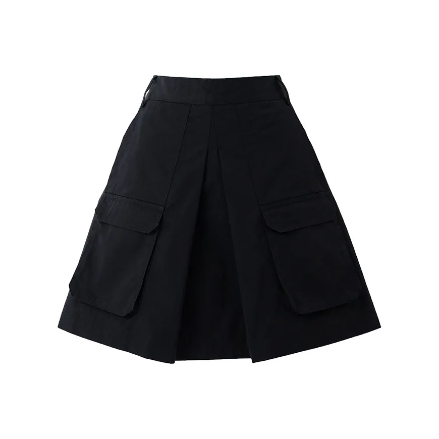 SOON FLOWER Карго Шорты Женские Черные