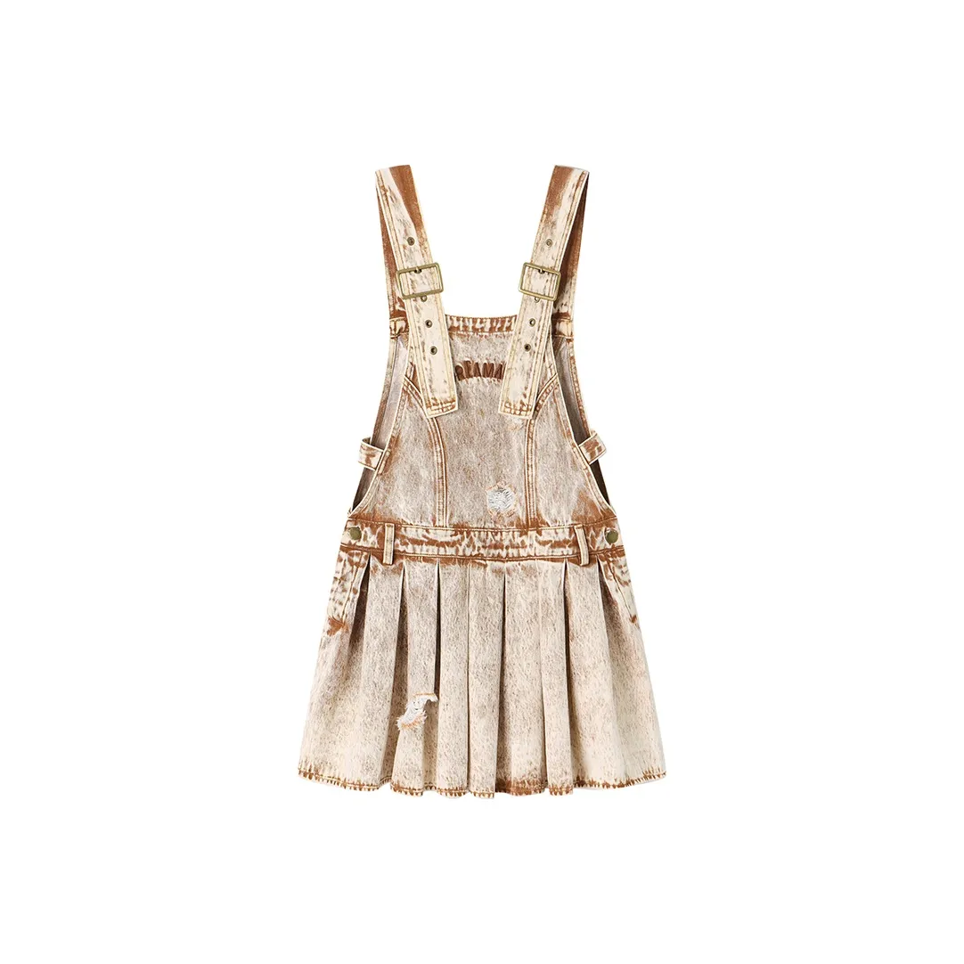 ANDREA MARTIN Юбка-платье Женское Коричневое