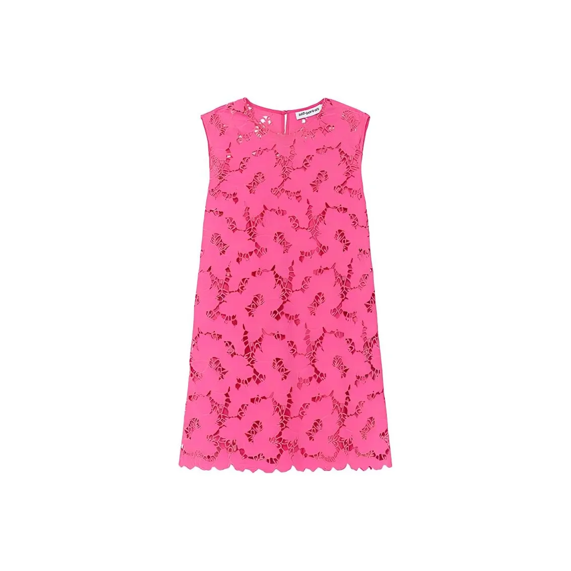 Self portrait Sleeveless Dress Women's Neon Pink