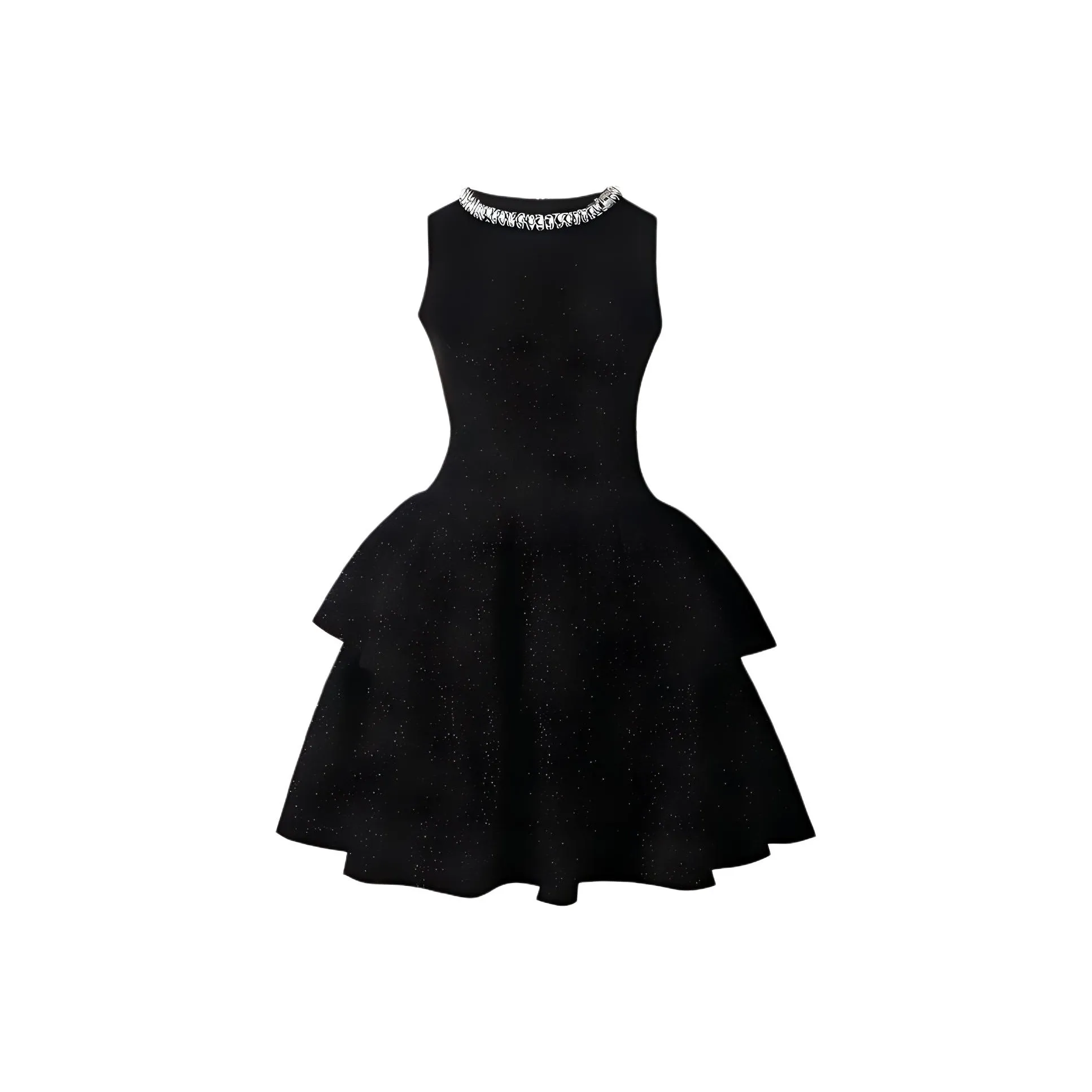 AHDO Без рукавов Платье Женское Черное