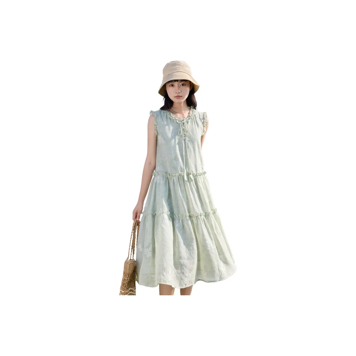 ZIHAN Женские Платья без рукавов