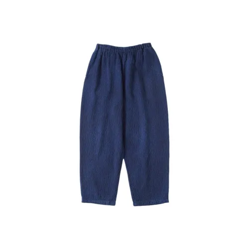 PORTER CLASSIC Синий Мужские Повседневные Брюки