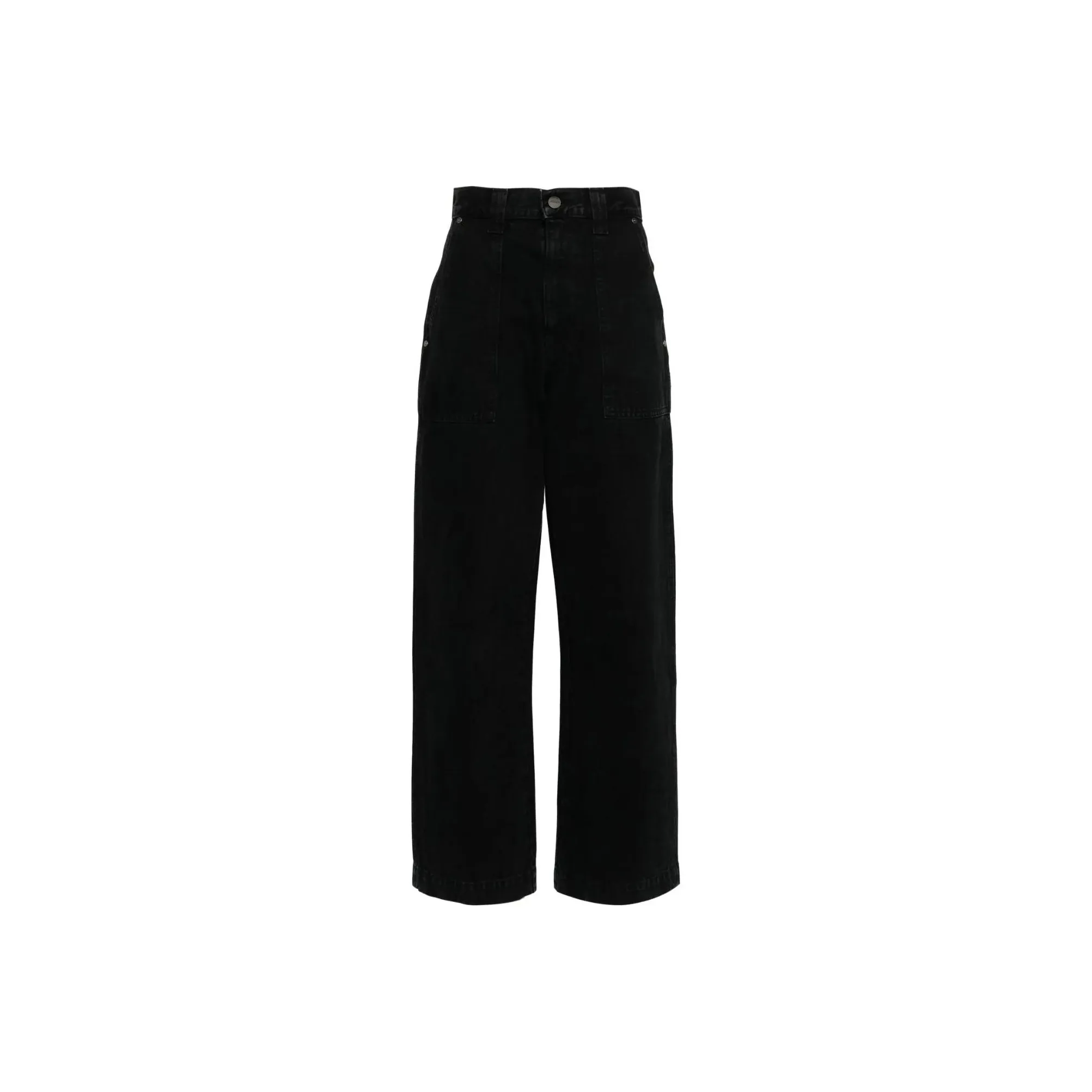 KHAITE Женские джинсы черного цвета