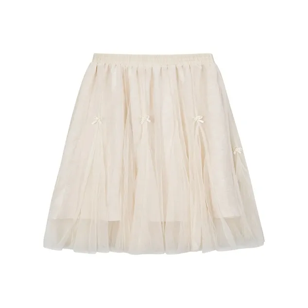 Лето будет после ужина. Повседневная длинная юбка Женская Белая