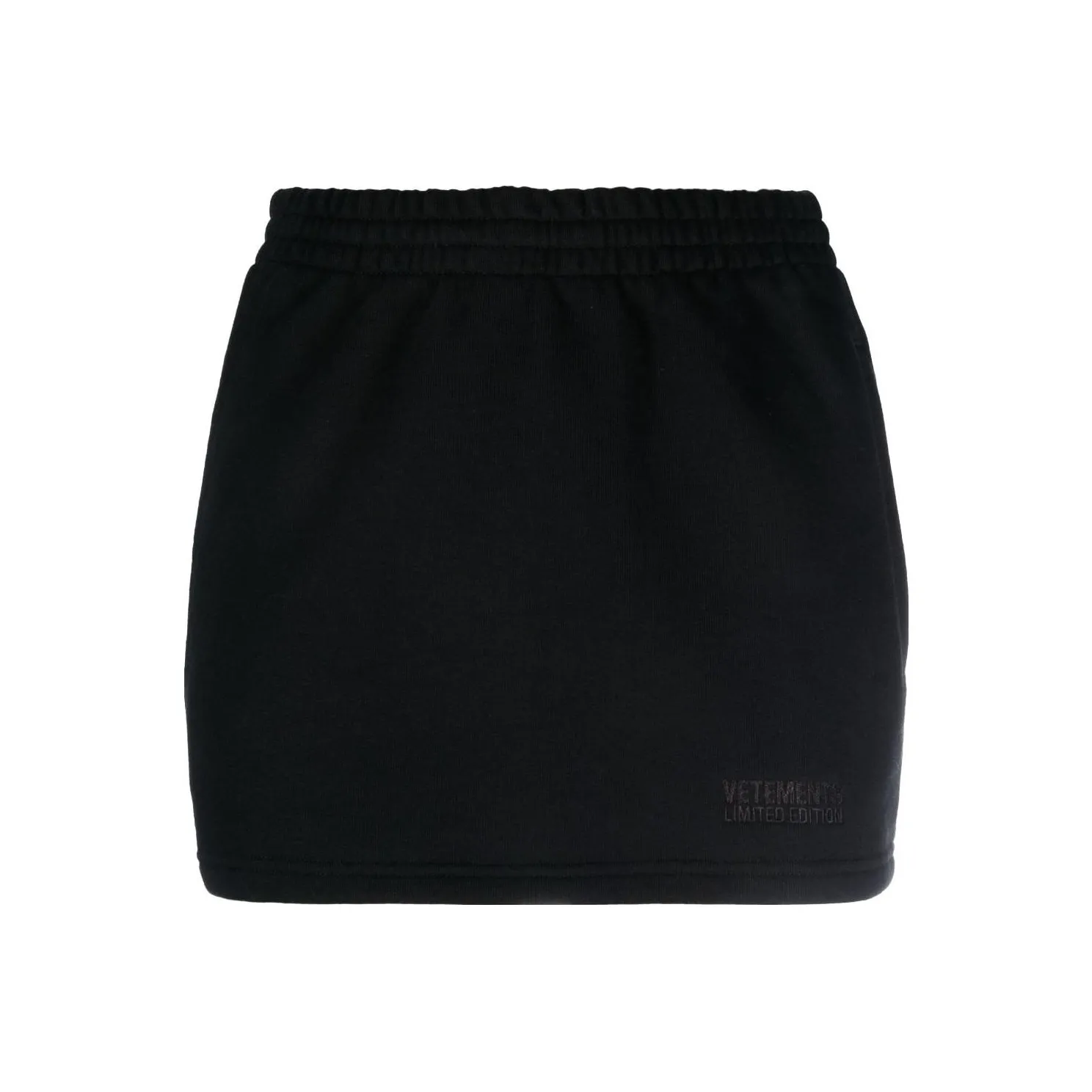 Vetements Elasticated Cotton blend Miniskirt