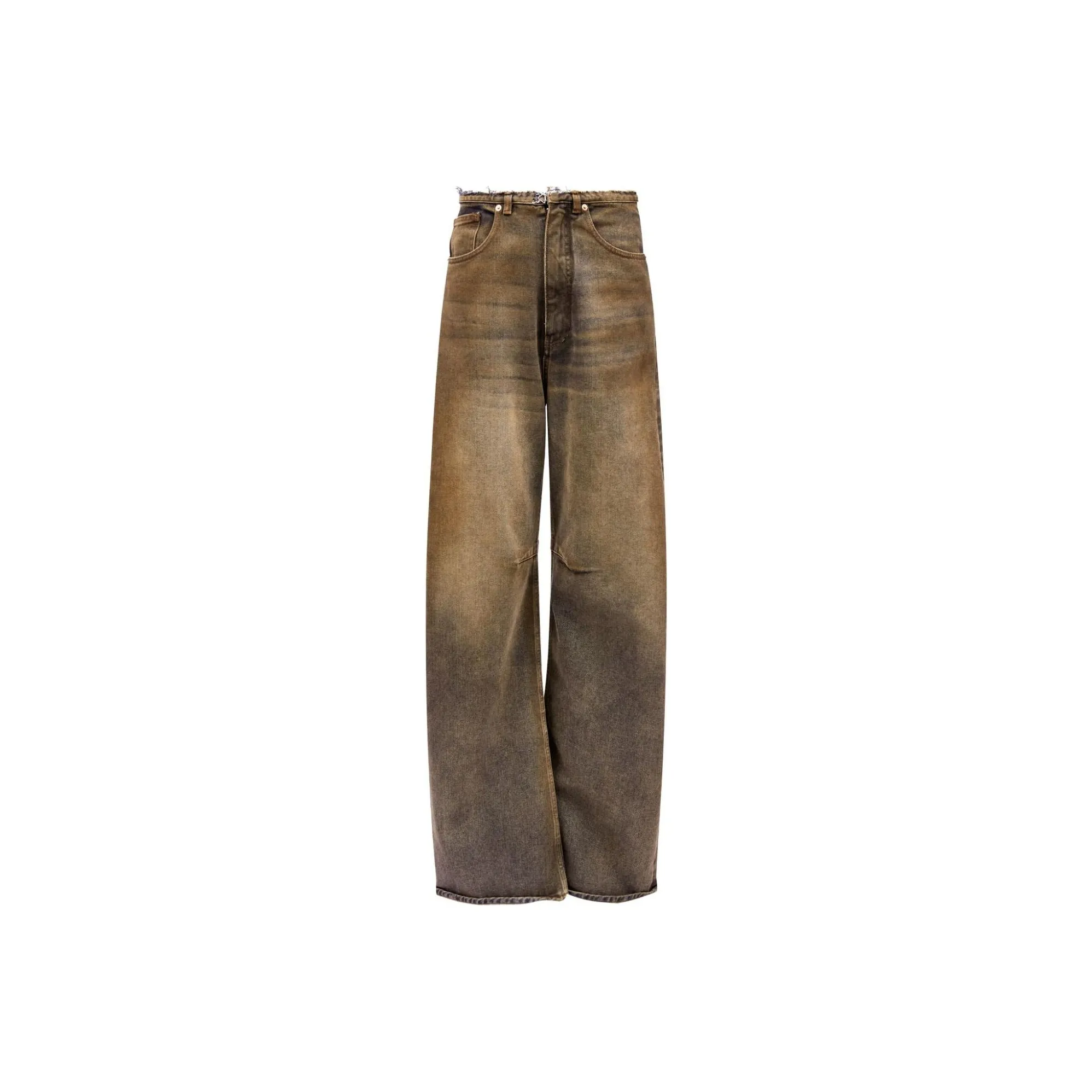 MM6 Maison Margiela Raw cut Wide leg Jeans