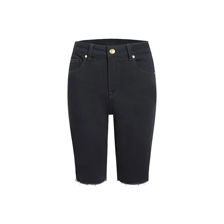 LIUREGALI Denim Shorts Women's Black