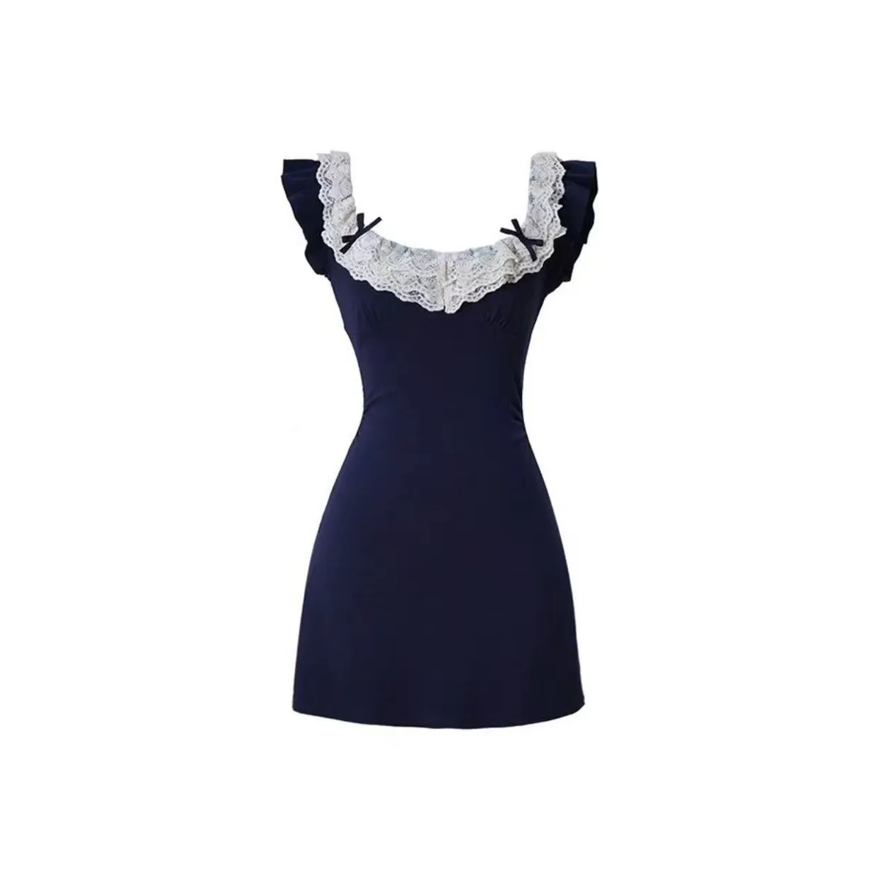 SECFLY OFFICIAL Без рукавов Платье Женское Темно-синий