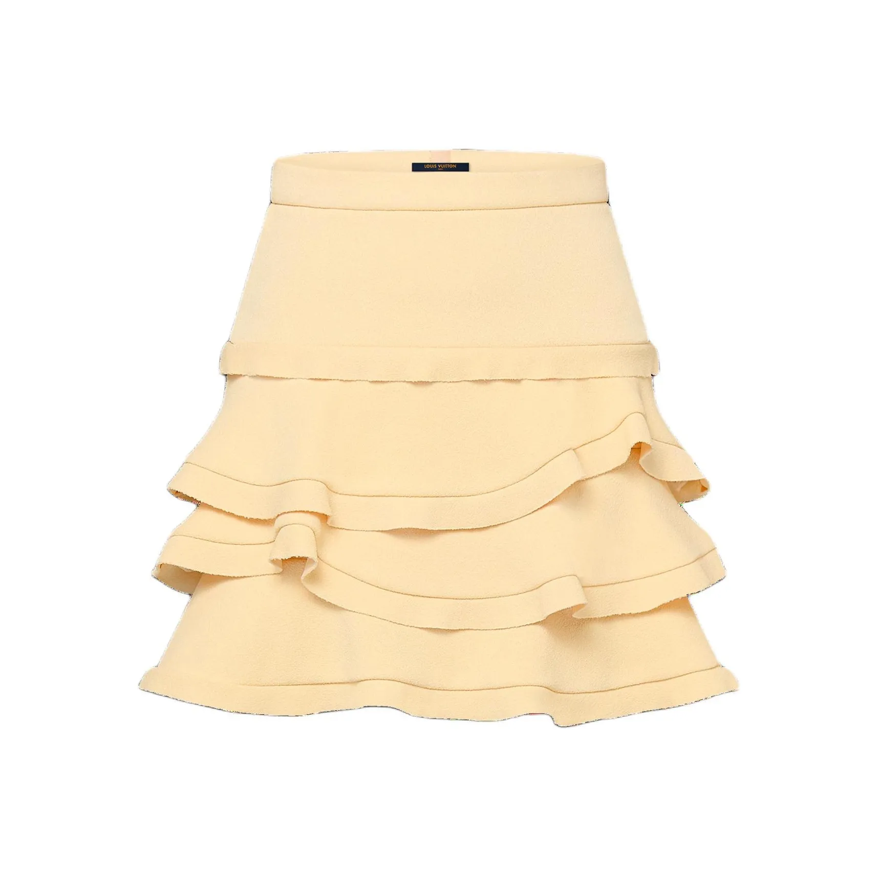LOUIS VUITTON Ruffle Mini Skirt