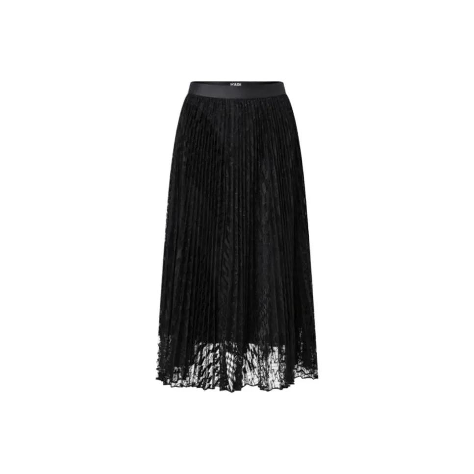 KARL LAGERFELD Повседневный Длинный Юбка Женские Черный