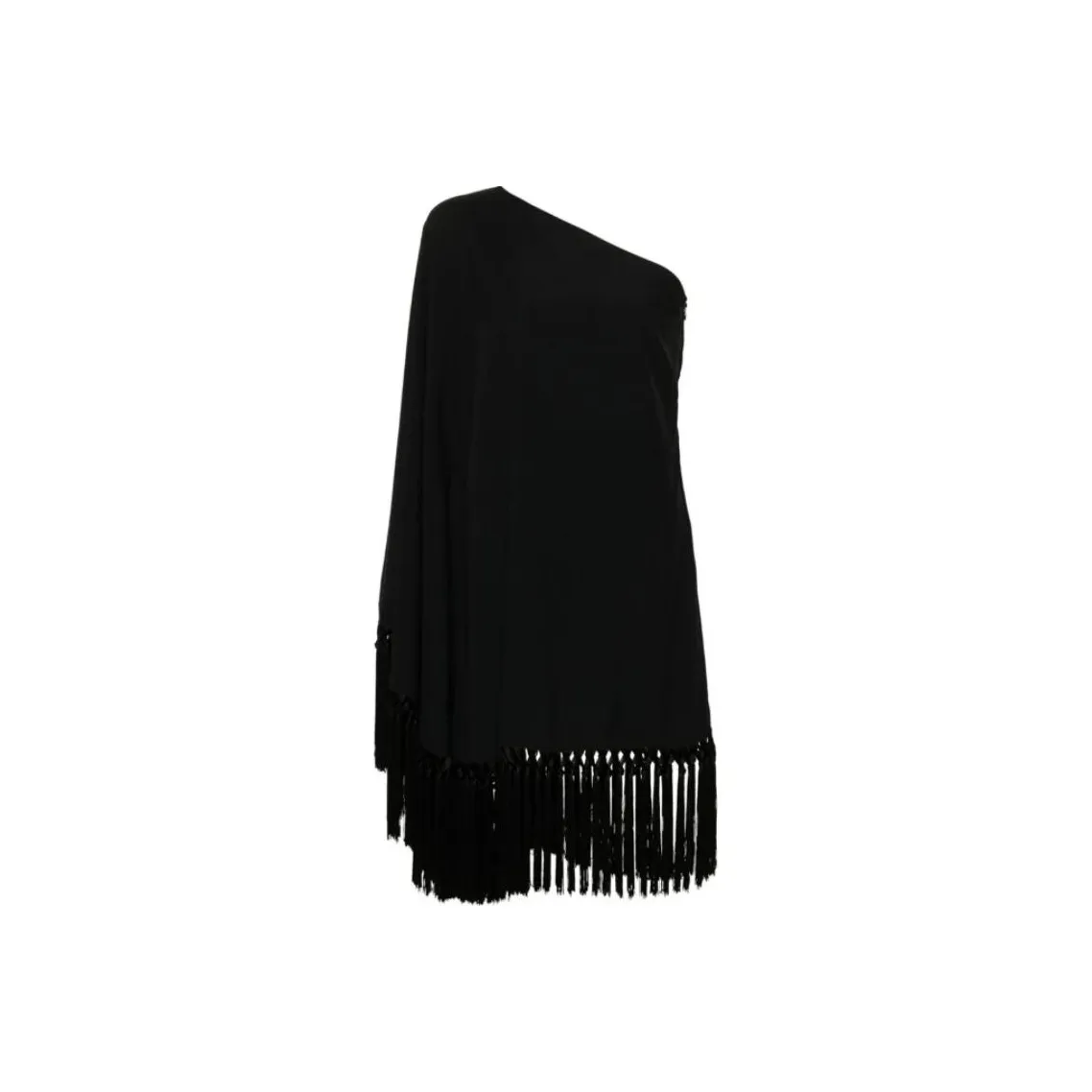 TALLER MARMO Piccolo Arno One shoulder Fringe Dress