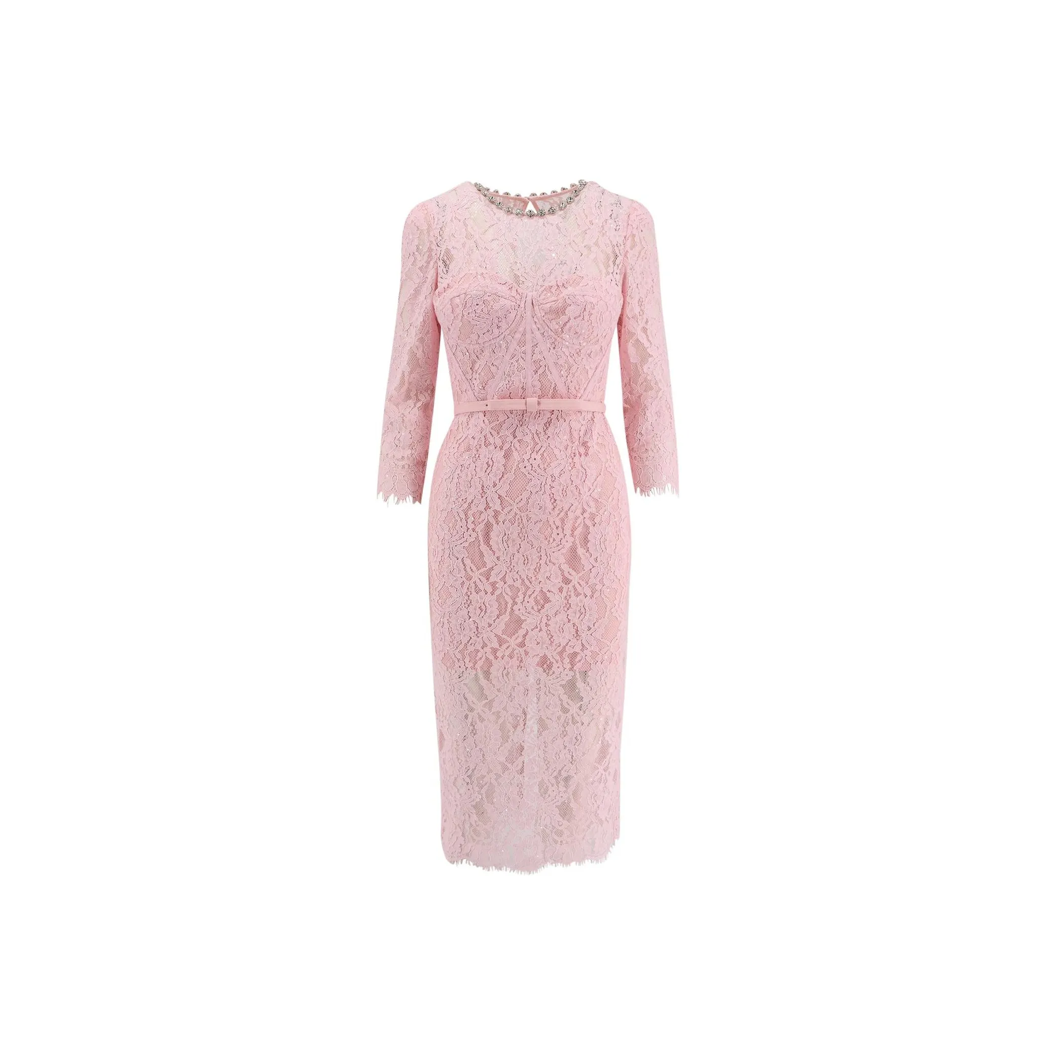 Self portrait Lace Bustier Midi Dress