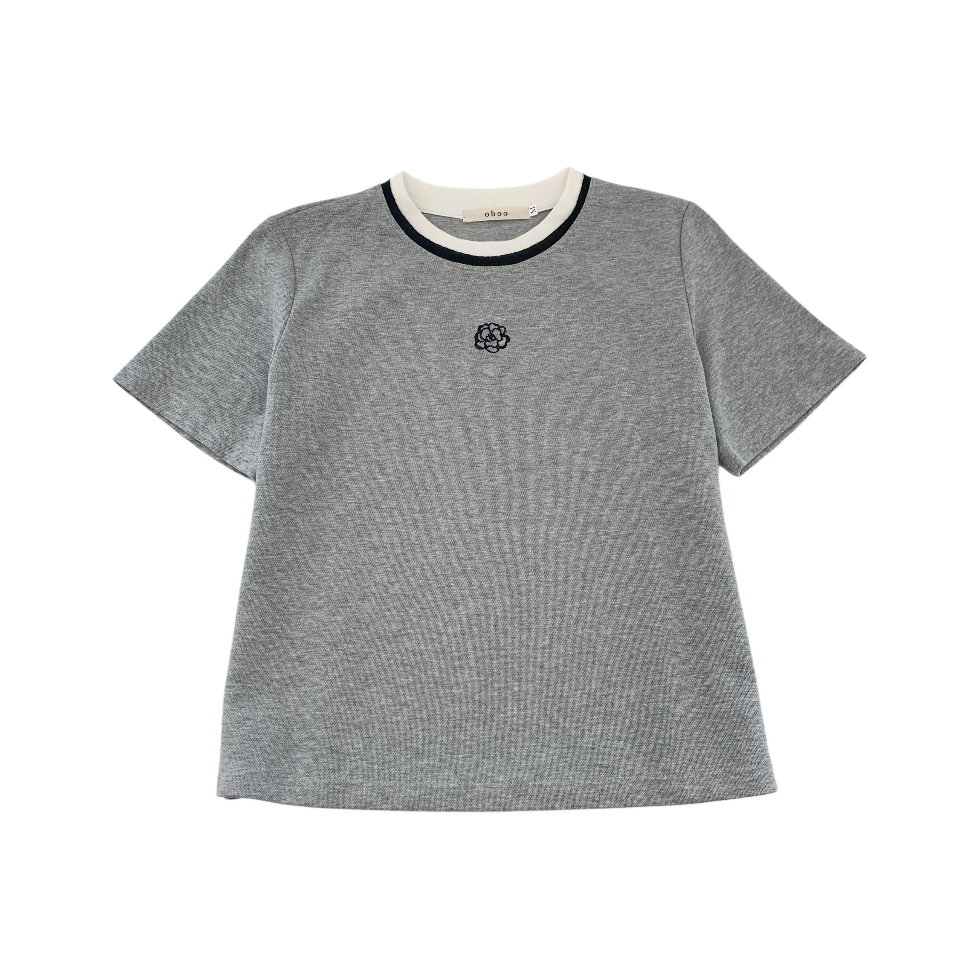 OUBO Серые Женские Футболки