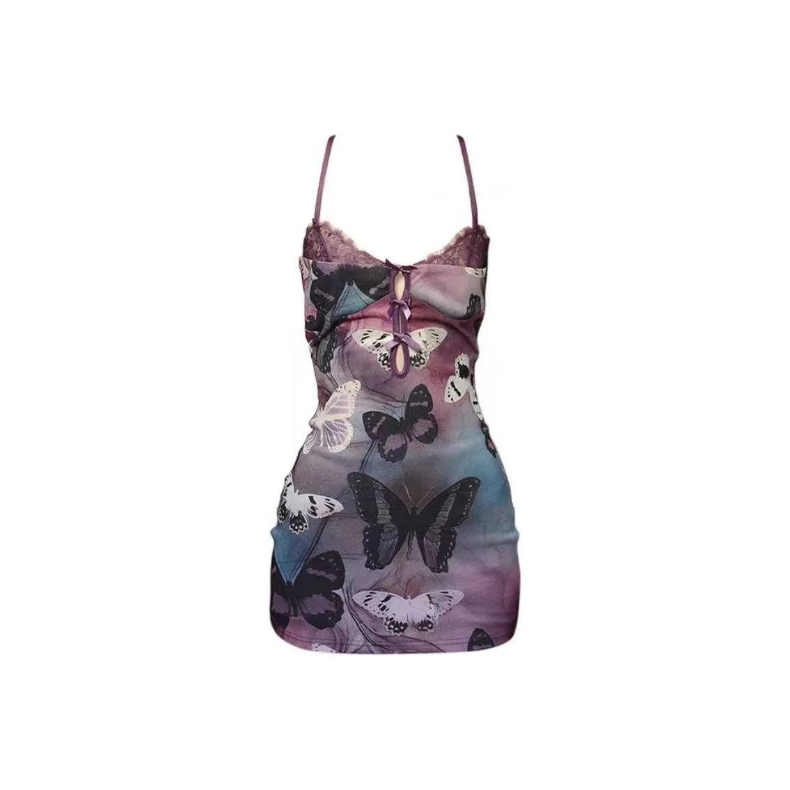 PLAY BUSH Slip Платье Женское Фиолетовое