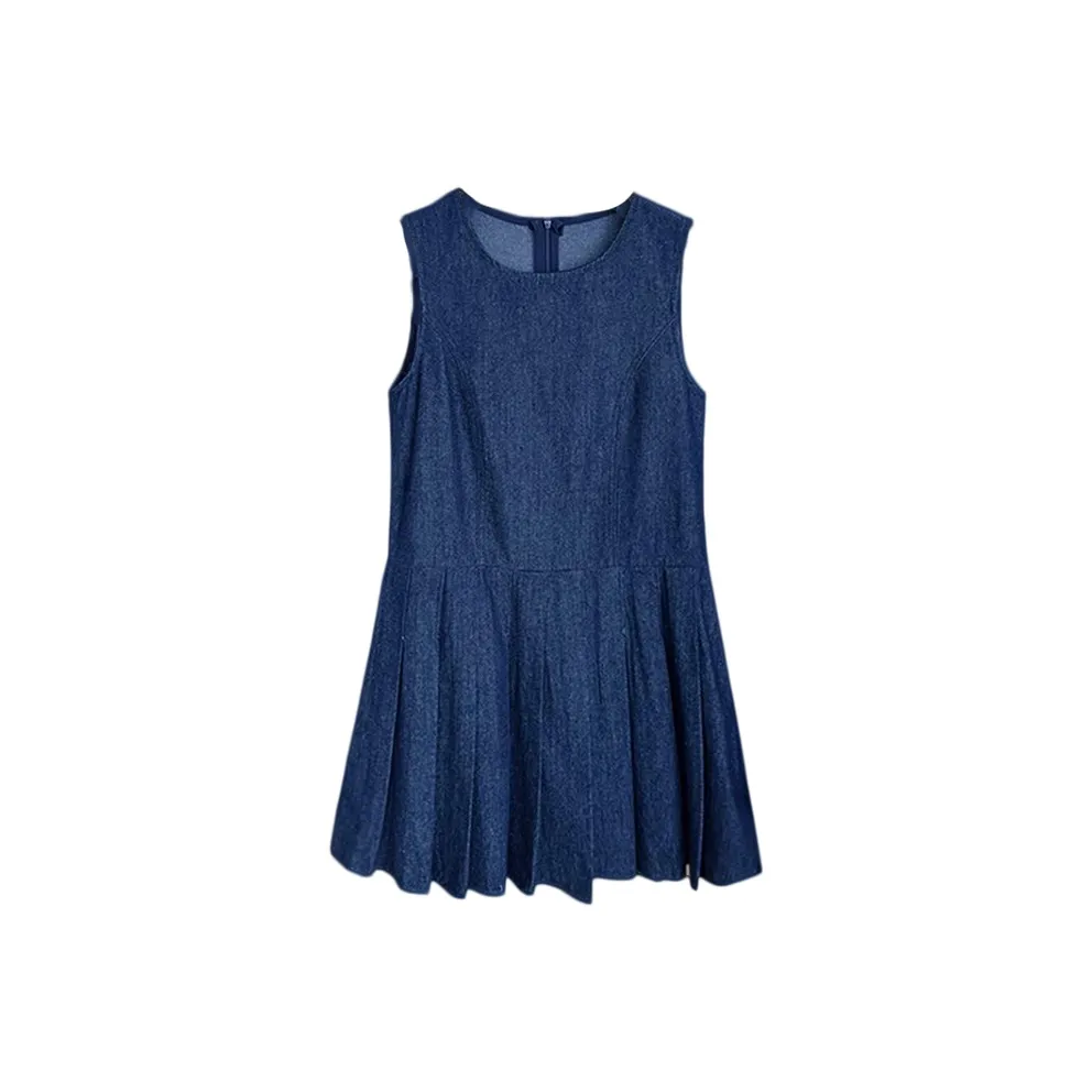 Yvetteclassic Без рукавов Платье Женское Темно-синий