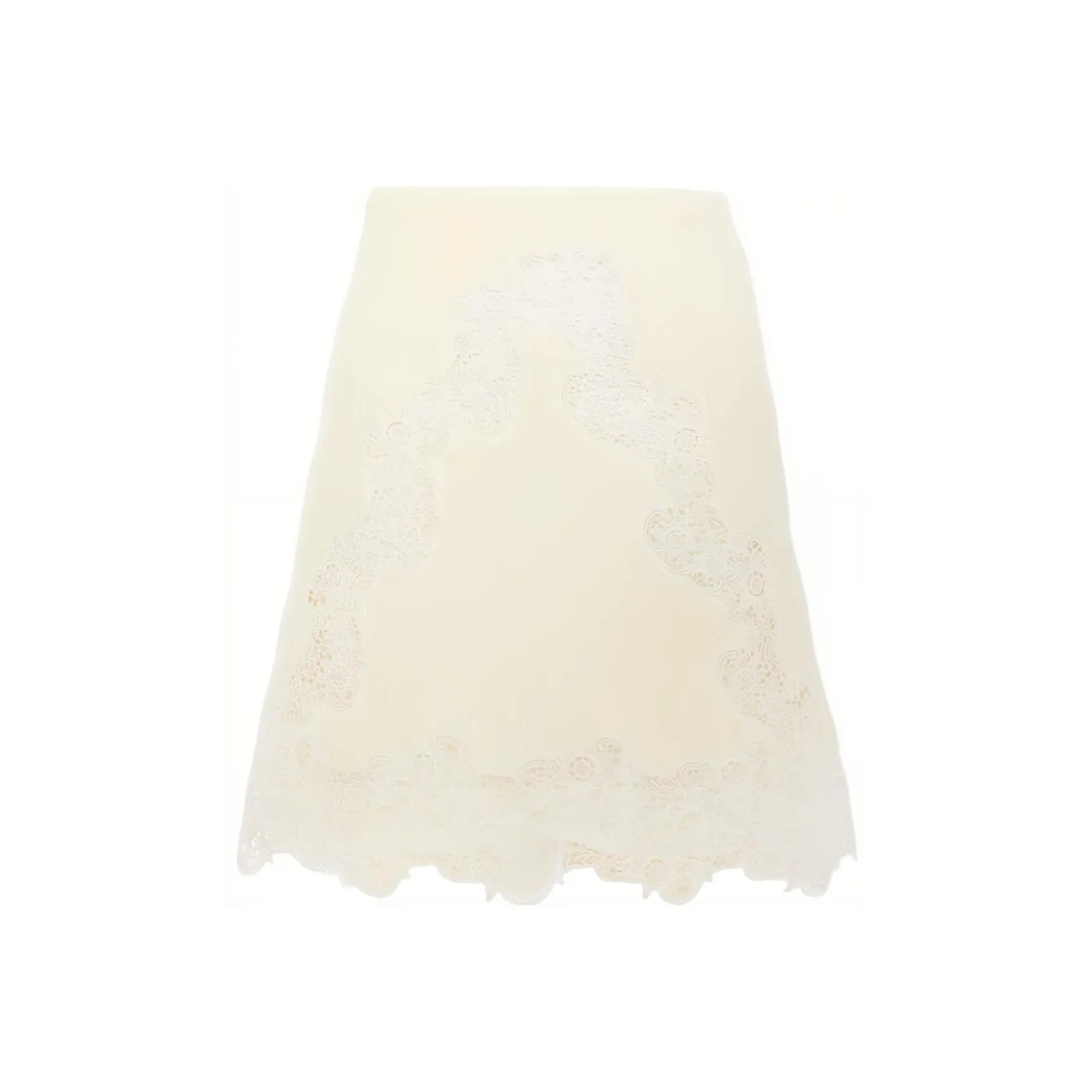 Chloé Lace Detailed Flared Mini Skirt