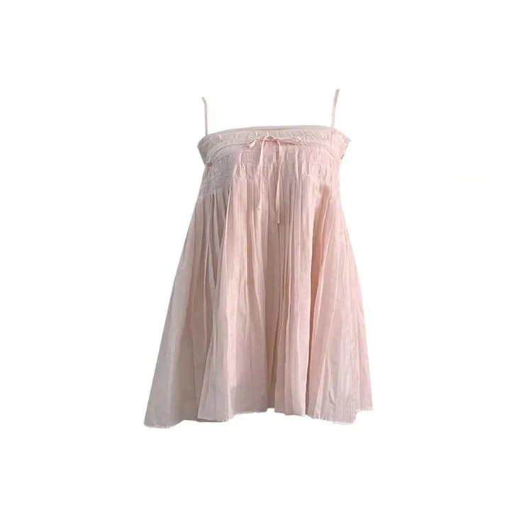 MO VOICE Slip Платье Женское Розовое Платье-камзол