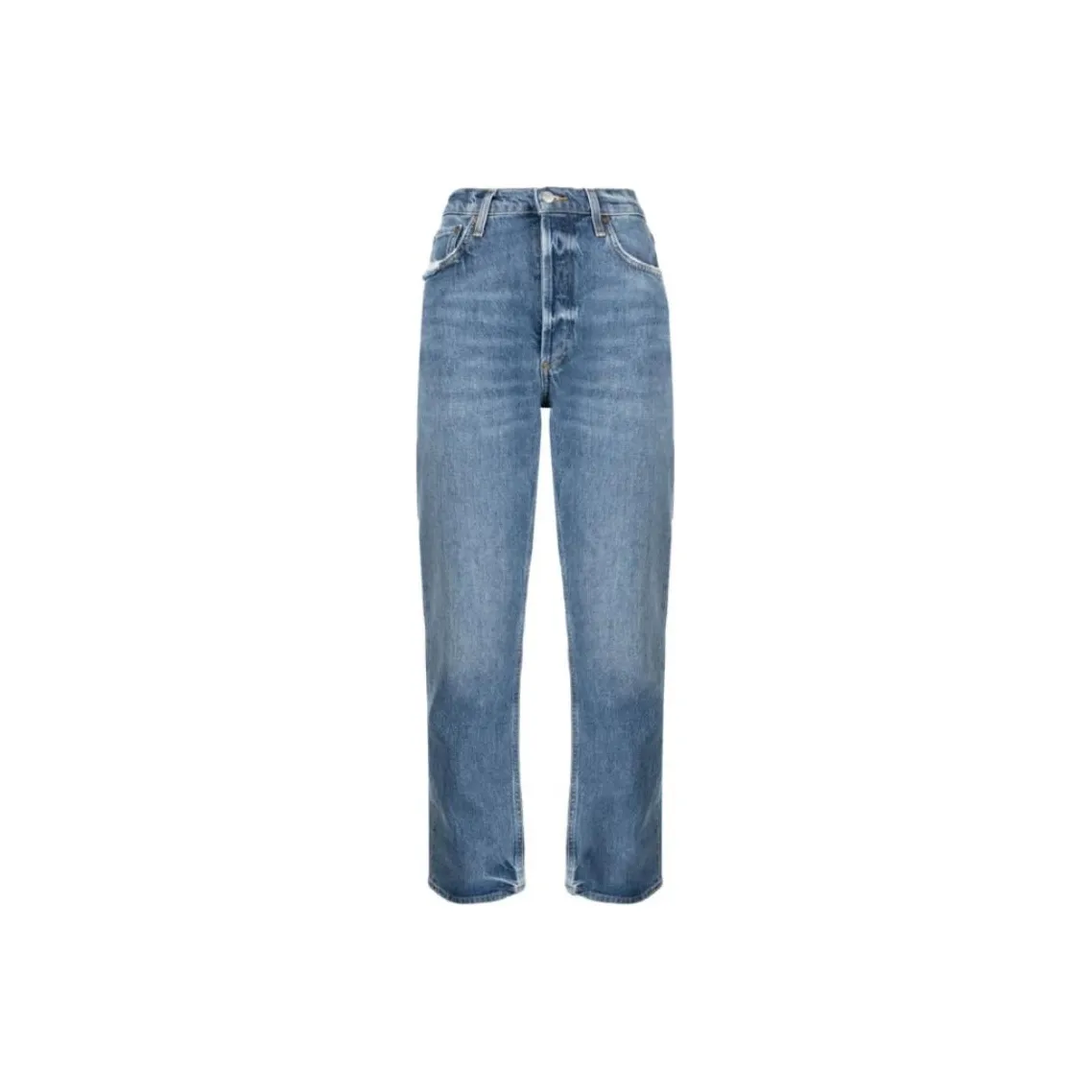 AGOLDE Riley Mid Rise Cropped Leg Jeans