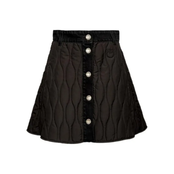 PINKO Черная Женская Повседневная Короткая Юбка