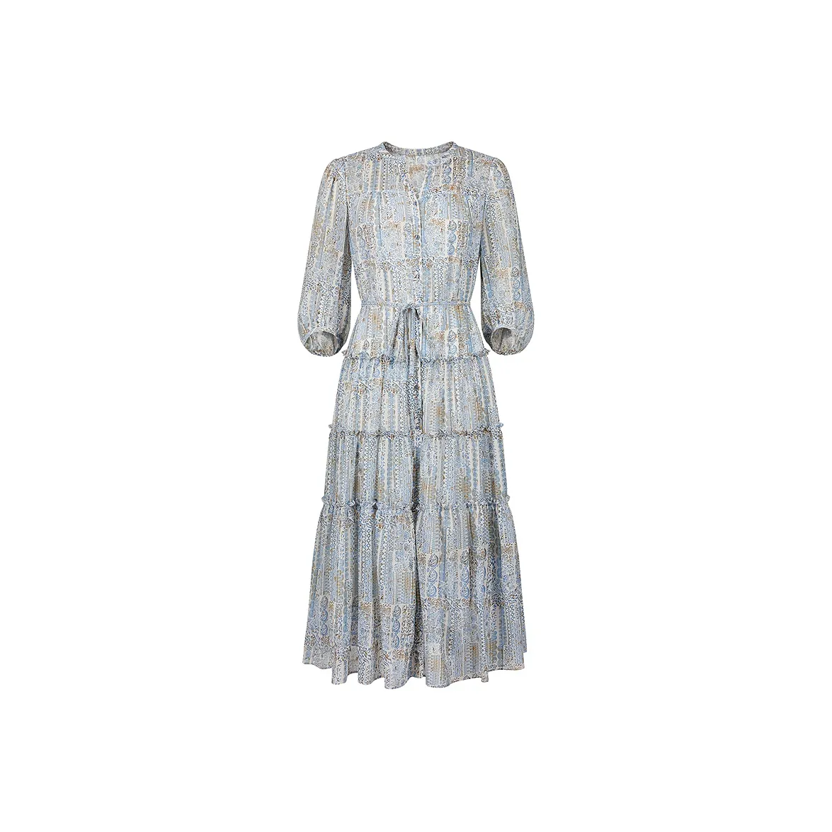 JZ. ANNAKRO Длинное платье с длинными рукавами женское