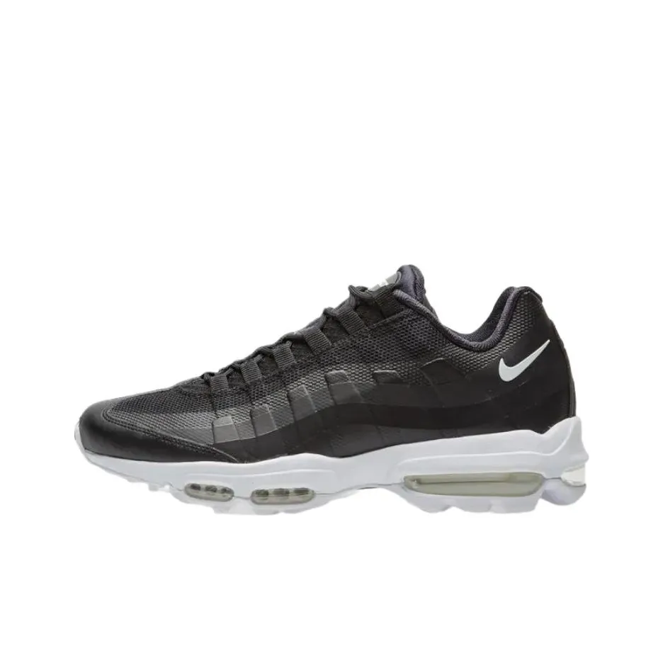 Nike Air Max 95 Cushioning, Breathable, Supportive Low Top Running Shoes Men's Black