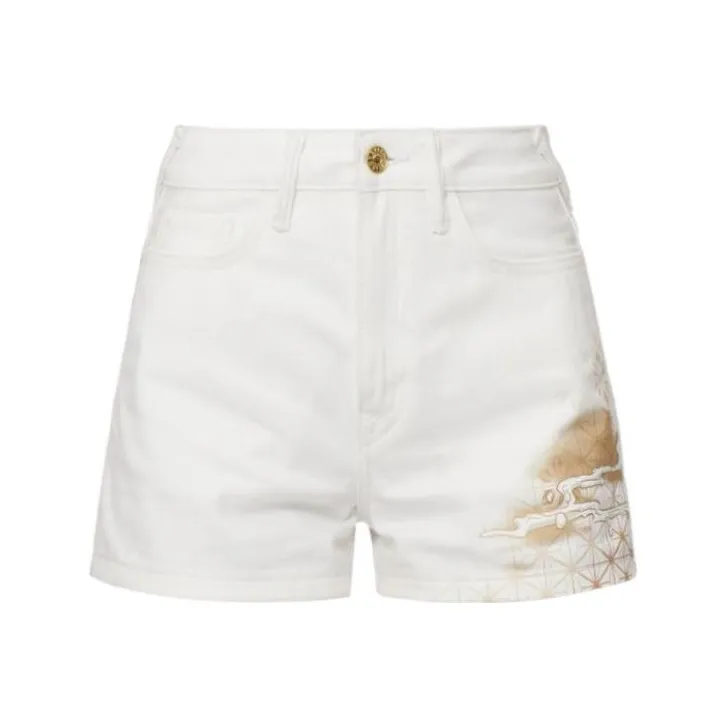 EVISU Denim Shorts Women's White