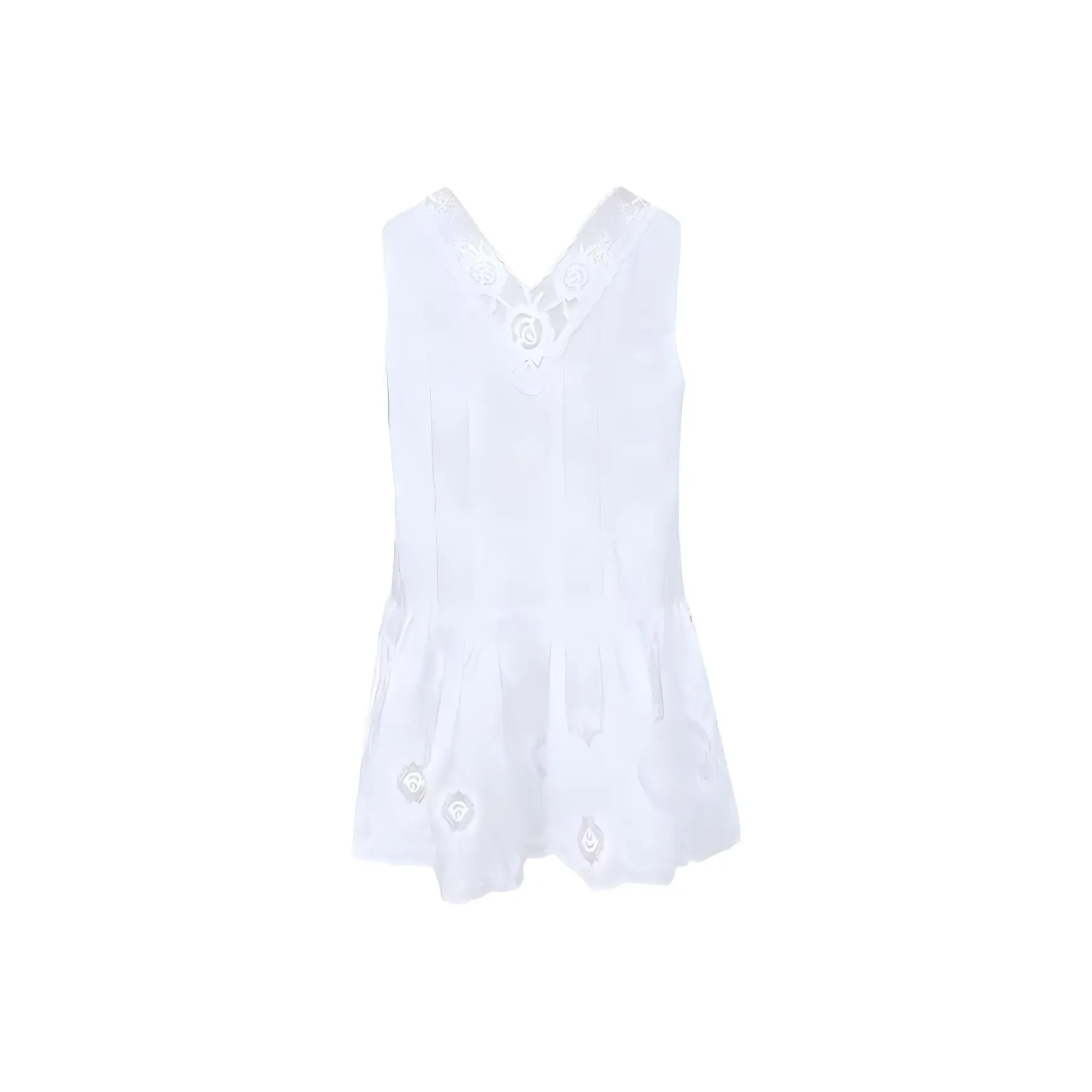 AHDO Белые Женские Платья без рукавов