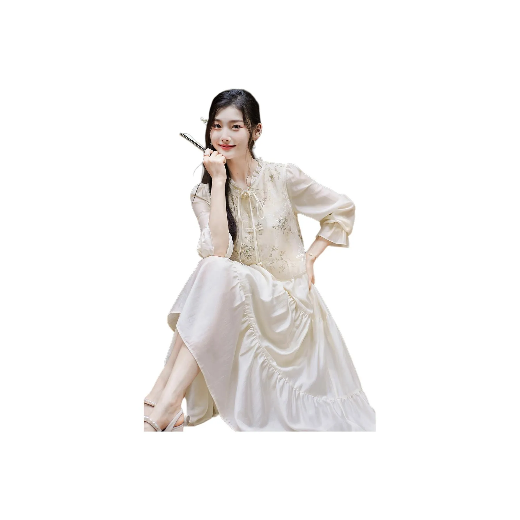 Like The Age Of Water Casual Suit Women's Beige
