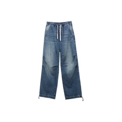 ABLE JEANS Винтажные небесно-голубые женские джинсы