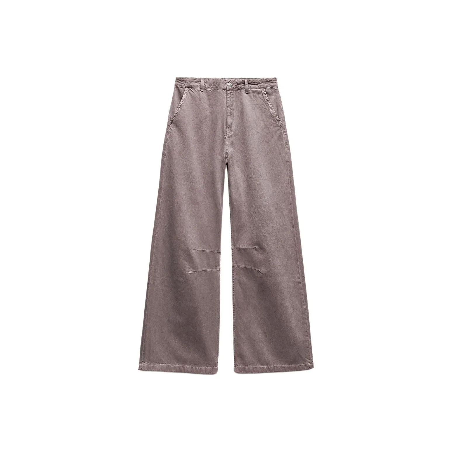 ZARA Trf Jeans Women's Eggplant Purple