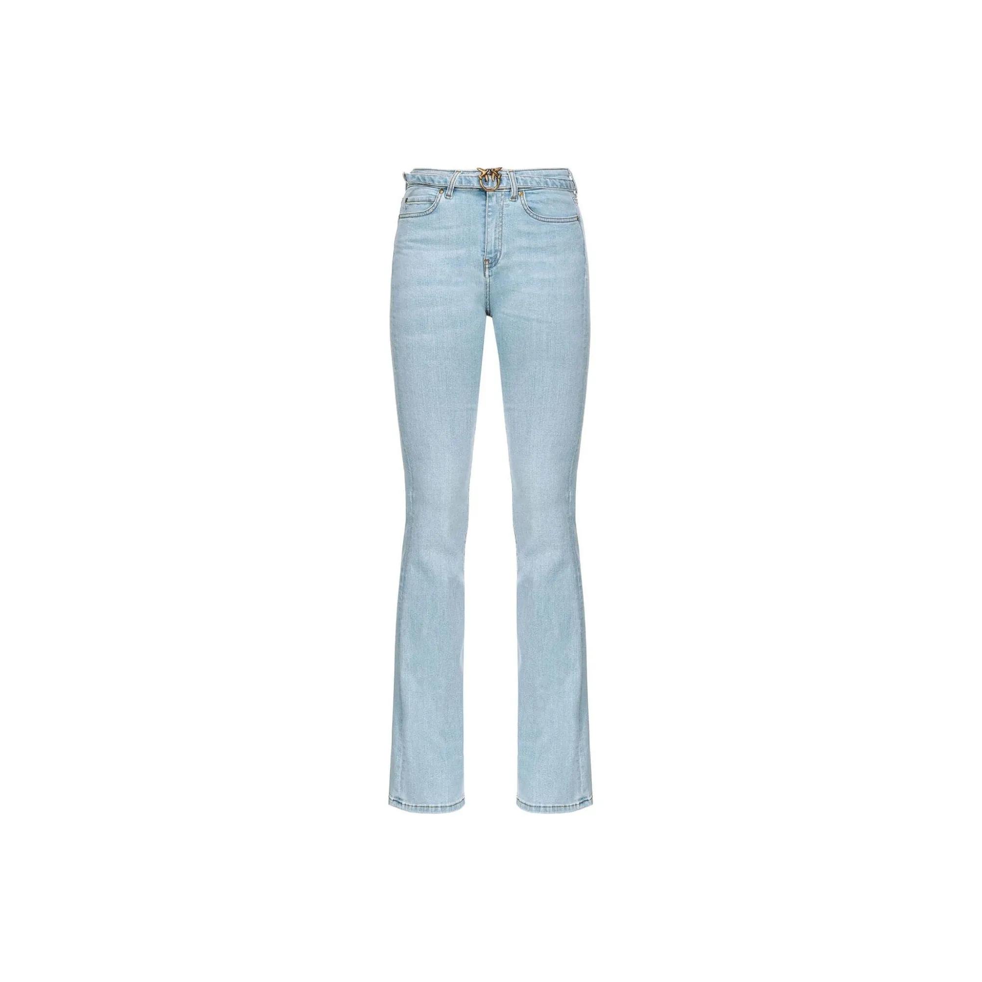 PINKO SS24 Джинсы Женские Светло-Синий