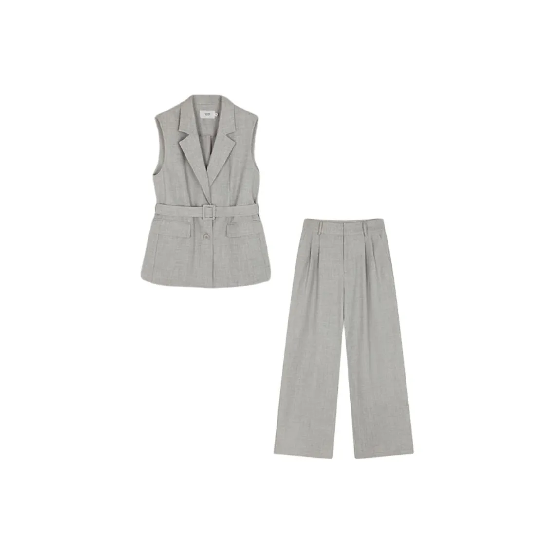 Mo Han Yi Mei Повседневный костюм Women's Silver Серый