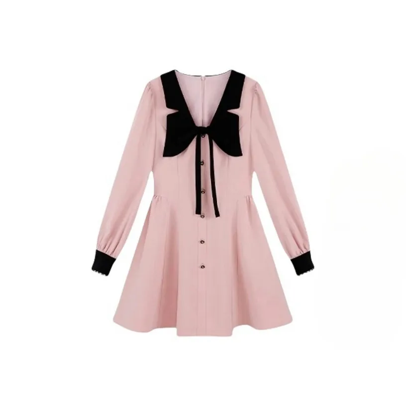 Oddgoods Длинное платье с длинными рукавами женское