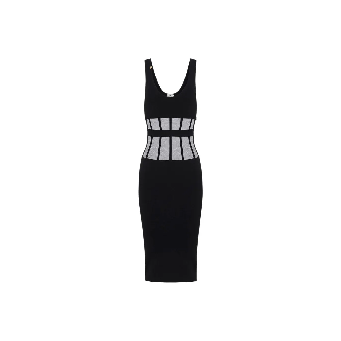 Elisabetta Franchi Corset cuts Midi Dress
