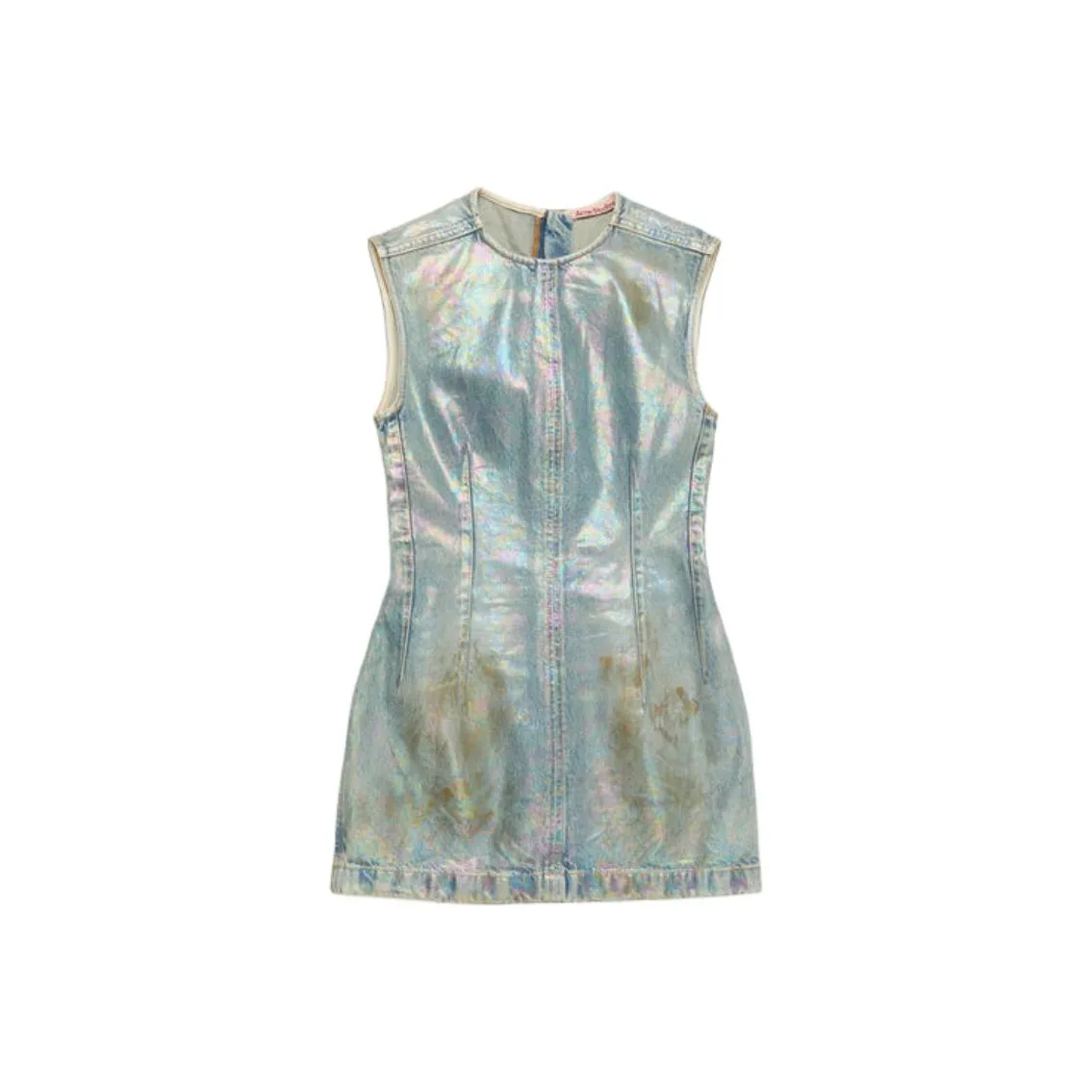 Acne Studios Coated Mini Denim Dress
